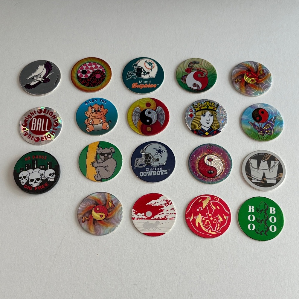 Vintage Kap Pogs And Slammer 1990’s - (set of 18)